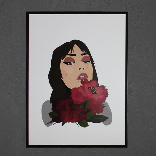 Print im Rahmen - 15 x 20 cm `blossom of splendor´