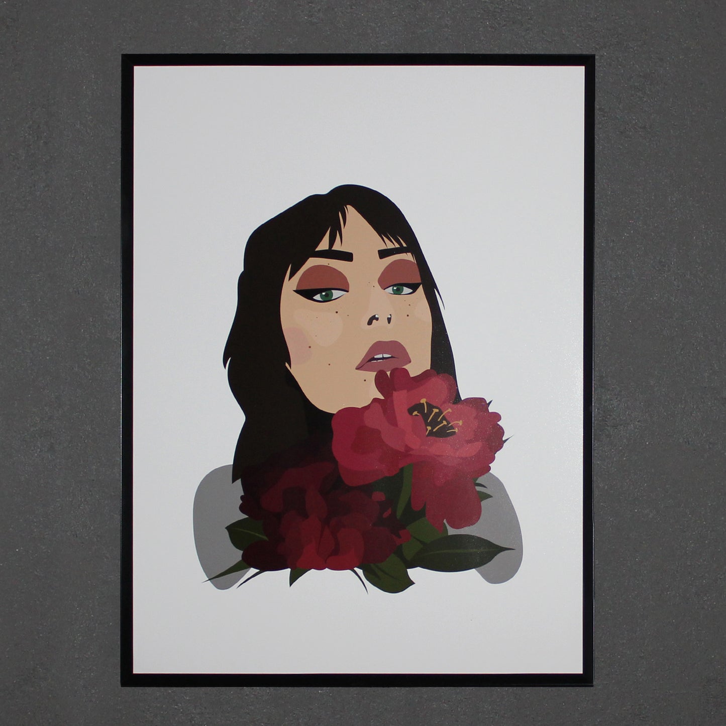 Print im Rahmen - 24 x 30 cm `blossom of splendor´